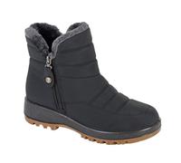 Boulevard Connie Thermal Lined Womens Fashion Designer Dress Boots Black