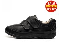 Boulevard Gianna Fulfit Womens Leather Dress Wide Fit Fashion Shoes Black