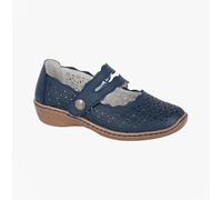 Boulevard HEATHER Womens Comfort Casual Casual Shoes-Navy Blue