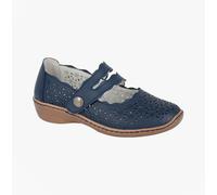 Boulevard de Beauté Womens Leather Shoe L641C-5 Navy Size 5