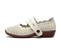 Boulevard L641G-3 Womens Leather Shoe White Size 3