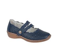 Boulevard de Beauté Women's Leather Shoe L641C-3 Navy Size 3