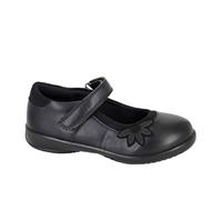 Boulevard Kids Girls Touch Fastening Shoes | School Shoes | Black | UK Size 11