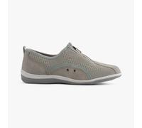 Boulevard Womens/Ladies Zip Elastic Gusset Leisure Shoes (7 UK) (Grey)