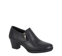 Boulevard L 389 Ladies' High Cut Twin Zip Up Heeled Court Shoes
