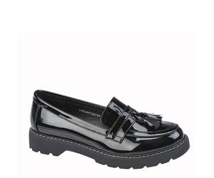 Boulevard L 983 Ladies' Chunky Sole Tassel Flat Loafers