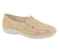 Boulevard L130 Side Gusset Summer Casual Pepper Hole Punched Padded Shoes