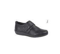 Boulevard Toronto Bar Shoes Womens (Wide Fit) Trainers, Size 3 In Black