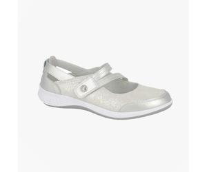 Boulevard L443FS Ladies Shoes Silver Sparkle - UK 9