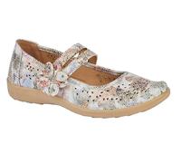 BOULEVARD L730 Ladies Comfort Touch Fasten Casual Canvas Bar Shoes