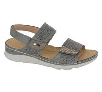 Boulevard L844 Ladies Womens Twin Touch Fastening Sling Back Sandal