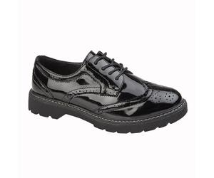BOULEVARD L963 Ladies Casual 3 Eye Lace Brogue Shoes