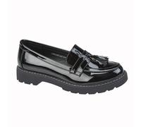 BOULEVARD L983 Ladies Fashionable Toggle Tassel Faux Leather Smart Casual Loafer