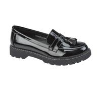 Boulevard Ladies Faux Leather Chunky Slip On Moccasin Flat Boat Shoes Loafers