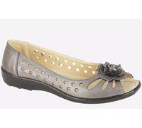 Boulevard Mia Flower Womens - Grey - Size UK 7