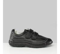 Boulevard SABRINA Womens Extra Wide EEE Fit Velcro Shoes Black - UK 8