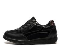 Boulevard Sinton Womens Shoes (Extra Wide Fit) Trainers, Size 3 In Black