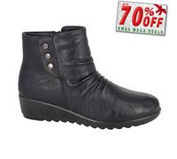 Boulevard Toulon Ankle Boot Womens | Boots | Black | UK Size 3