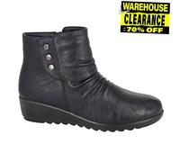 Boulevard Toulon Ankle Boot Womens | Boots | Black | UK Size 3