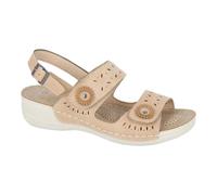 Boulevard Womens Ankle Strap Navy Fastening Slingback Comfort Sandals Sizes 3-8