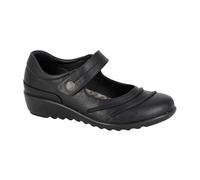 Boulevard Womens Black Extra Wide Shoes Navy Chunky Mary Jane Comfort Size 4-9