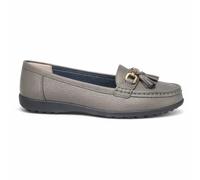 Boulevard Womens/Ladies Action Leather Tassle Loafers