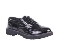Boulevard Women's Holes ured Black Brogues | Size: 3 Boulevard Black 3