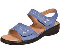 Boulevard Womens/Ladies Floral Synthetic Nubuck Sandals (8 UK) (Navy Blue)