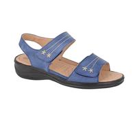 Boulevard Womens/Ladies Floral Synthetic Nubuck Sandals DF2382
