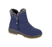 Boulevard Womens/Ladies Nylon Side Zip Ankle Boots DF2479