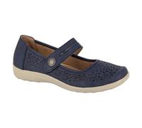 Boulevard Womens/Ladies Perforated Mary Janes DF2344