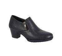 Boulevard Womens/Ladies PU Court Shoes Black 7 UK