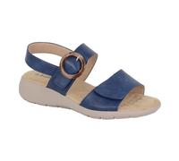 Boulevard Womens/Ladies PU Sandals / 7 UK Navy DF2341