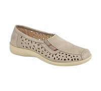 Boulevard Womens/Ladies Side Gusset Summer Casual Shoes (3 UK) (Stone)