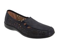 Boulevard Athena Summer Womens | Slip On Shoes | Navy Blue | UK Size 8