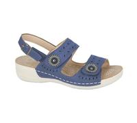 Boulevard Womens/Ladies Sling Back Sandals (4 UK) (Navy Blue)