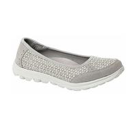 Boulevard Womens/Ladies Slip On Memory Foam Shoes (3 UK) (Grey)