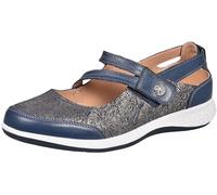 Boulevard Suzie Shoes Womens (Wide Fit) Trainers, Size 5 In Navy Sparkle