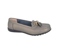 Boulevard Womens/Ladies Tassel Action Leather Loafers / N/A N/A DF2394