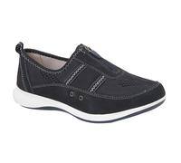 Boulevard Women's Suede Textile Shoes in Navy | Size: 5 Boulevard Navy 5