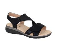 Boulevard Womens Wedge Sandal Ladies Faux Leather Platform Strap Fit Summer Size
