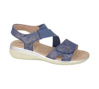Boulevard Womens Wedge Sandal Ladies Faux Leather Platform Strap Fit Summer Size