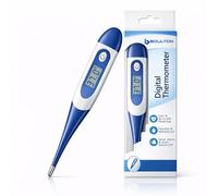 Boulton Digital Thermometer for Adults & Kids - Oral Thermometer Adults Kids Babies with Fast Accurate Readings - Switchable Body Temperature Thermometers Underarm and Rectal Fever Checker