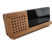 Boumbi Fragrant Camphor Laurel Wood Cell Phone Stand with Sound Amplifier (Modern H 22x8.5)