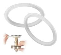 BOUMVID 2PCS O-Rings Seal Rubber Gasket, Bathroom Sink Drain Plug Stopper Silicone Seal Ring Sealing Washers, Basin Pop Up Plug Replacement Seal Ring, Sink Gaskets Bath Plug for Bathroom 32/38mm