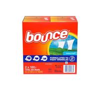 Bounce 2 Boxes Outdoor Fresh Dryer Sheets, total 320 sheets