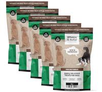 Bounce and Bella Pure Beef Nibbles - 100% Natural, Single-Ingredient, Grain-Free Dog Treats - No Nasties, Perfect for Puppies & Dogs of All Ages (5 Pack)