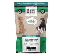 Bounce and Bella Pure Duck Nibbles - 100% Natural, Single-Ingredient, Grain-Free Dog Treats - No Nasties, Perfect for Puppies & Dogs of All Ages, 100g