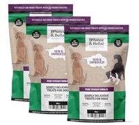 Bounce and Bella Pure Venison Nibbles - 100% Natural, Single-Ingredient Dog Treats - Grain-Free, No Nasties, Perfect for Puppies & Dogs of All Ages (3 Pack)