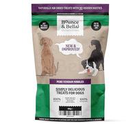 Bounce and Bella Pure Venison Nibbles - 100% Natural, Single-Ingredient Dog Treats - Grain-Free, No Nasties, Perfect for Puppies & Dogs of All Ages, 100g